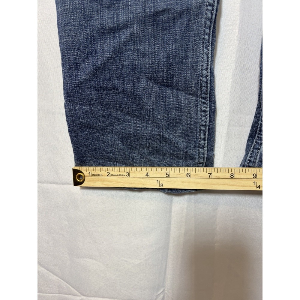 Women's Wranglers Jeans Straight Leg Cowgirl Preppy 11x32 1009MWTMS Spandex - Picture 12 of 15